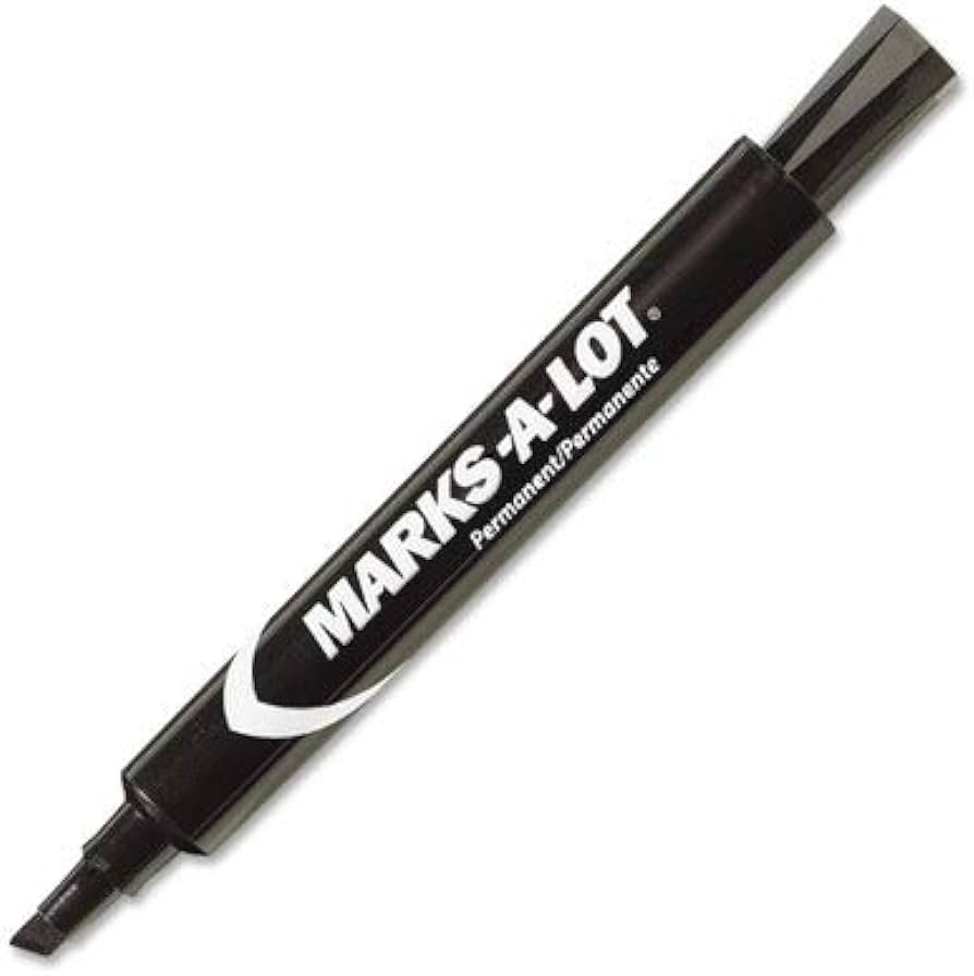 Marcadores permanentes avery marks-a-lot negro grande